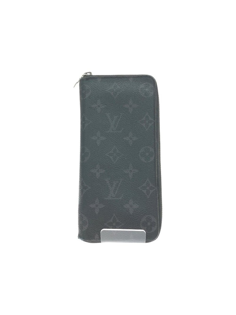 Louis Vuitton Wallet Monogram Eclipse Zippy Vertical Black